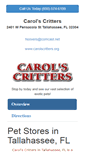 Mobile Screenshot of carolscritters.org